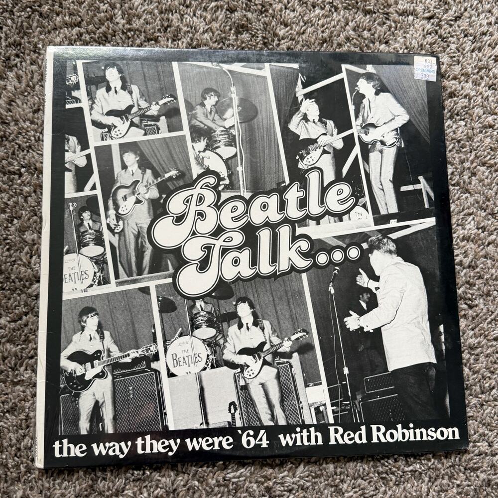 NEW BEATLE TALK ... THE WAY THEY WERE '64 WITH RED ROBINSON GREAT NORTHWEST LP